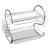 Uscator de vase din otel cu doua niveluri, cu tava din plastic, AVX-AG373 FAVLine Selection