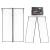 Plasa de tantari magnetica pentru usa, dimensiune 160 x 230 cm FAVLine Selection