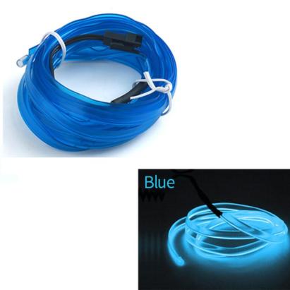 Fir Neon Auto "EL Wire" culoare Albastru, lungime 5M, alimentare 12V, droser inclus FAVLine Selection
