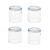 Set 4 buc. protectii anti-zgarieturi picioare scaun, diametru 19mm, culoare transparent FAVLine Selection