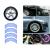 Set 16 ornamente Reflectorizante pentru jante auto, moto, culoare Albastra FAVLine Selection