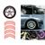 Set 16 ornamente Reflectorizante pentru jante auto, moto, culoare Rosie FAVLine Selection