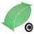 Set 16 ornamente Reflectorizante pentru jante auto, moto, culoare Verde FAVLine Selection