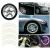 Set 16 ornamente Reflectorizante pentru jante auto, moto, culoare Argintiu FAVLine Selection