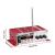 MINI amplificator auto, stereo, 12V, 40 W, radio FM, citire USB sau card SD, cu telecomanda FAVLine Selection