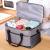 Geanta termoizolanta pentru picnic sau plaja, capacitate 16l, culoare Gri FAVLine Selection