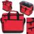 Geanta termoizolanta pentru picnic sau plaja, capacitate 16l, culoare Rosie FAVLine Selection