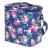 Geanta termoizolanta pentru picnic sau plaja, capacitate 11l, culoare Albastra cu flori FAVLine Selection