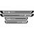 Set 4 bucati Protectii Praguri din autocolant Crom - Racing Sport FAVLine Selection