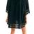 Tunica, Rochie de plaja aerisita, ușoara și delicata, culoare Neagra, dimensiune Universala FAVLine Selection