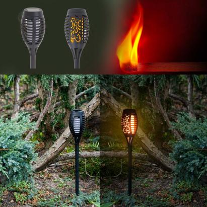 Set 4 lampi solare de gradina tip "Torta" cu 12 LED-uri FAVLine Selection