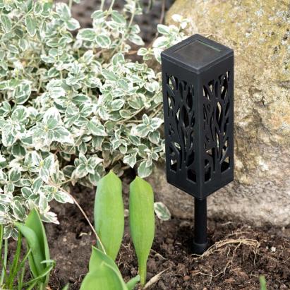 Set 4 lampi solare de gradina cu picior tip "Lampion" cu LED FAVLine Selection