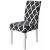 Husa universala pentru scaune clasice, model ROMB, culoare NEGRU + ALB FAVLine Selection