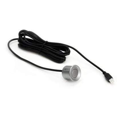 Senzor de parcare Universal pentru sisteme de parcare aftermarket, diametru Ø 22 mm, culoare Argintiu FAVLine Selection