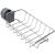 Raft organizator universal pentru bucatarie sau baie, montaj pe robinet, material otel, culoare Argintiu FAVLine Selection