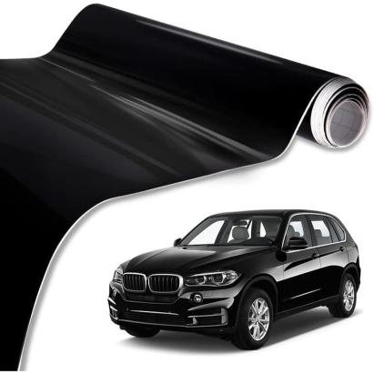 Folie auto pentru colantare integrala, Termoplastica, cu tehnologie "BUBBLE FREE", culoare Negru, finisaj Lucios, dimensiune 3,0m x 1,52m FAVLine Selection