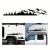 Set 2 stickere autoadezive pentru vehicule Off Road, model "Forest & Mountains", dimensiune 100 x 20 cm, culoare Neagra FAVLine Selection