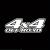 Sticker autoadeziv pentru vehicule Off Road, model "4x4 Off Road", dimensiune 29 x 11 cm, culoare Alba FAVLine Selection
