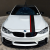 Sticker autoadeziv Tuning, model "Rally Stripe Carbon 3D", dimensiune 140 x 17 cm, culoare Negru/Rosu FAVLine Selection
