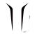 Set 2 stickere autoadezive Tuning, model "Hood Stripes V2", dimensiune 100 x 26 cm, culoare Alba FAVLine Selection