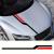 Set sticker autoadeziv Tuning in doua culori, model "Hood Stripes V3", dimensiune 130 x 10 cm, culoare Negru + Rosu FAVLine Selection