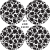 Set 4 Folii Imprimate Outdoor cu EcoSolvent, autoadezive, pentru decorarea jantelor auto, dimetru 60 cm, model FJT-18 FAVLine Selection
