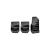 Set 3 buc. ornament pedale Tuning din aluminiu, culoare Neagra, cod AVX-T051024-7 FAVLine Selection
