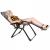 Scaun tip Sezlong Pliabil Gravitatie Zero Gladiator pentru Terasa, Gradina sau Plaja cu Tetiera si Suport Bauturi, Reglabil, Gri