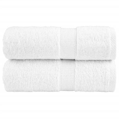 Prosoape de mâini premium SOLUND 2 buc alb 30x30 cm 600gsm GartenMobel Dekor