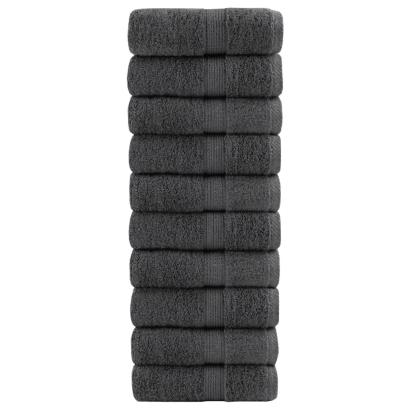 Prosoape premium SOLUND 10 buc antracit 30x50 cm 600 gsm GartenMobel Dekor