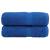Prosoape mâini premium SOLUND 2 buc albastru 30x30cm 600gsm GartenMobel Dekor