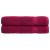 Prosoape premium SOLUND 2 buc roșu bordo 100x200cm 600gsm GartenMobel Dekor