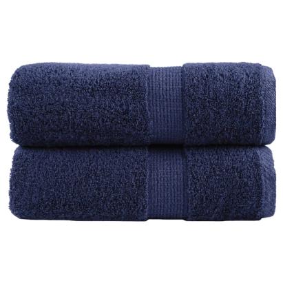Prosoape mâini premium SOLUND 2 buc bleumarin 30x30cm 600gsm GartenMobel Dekor