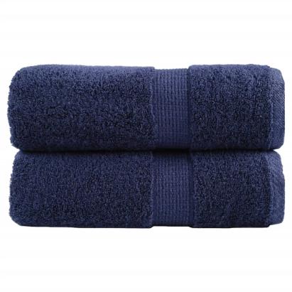 Prosoape oaspeți premium SOLUND, 2buc. bleumarin 30x50cm 600gsm GartenMobel Dekor