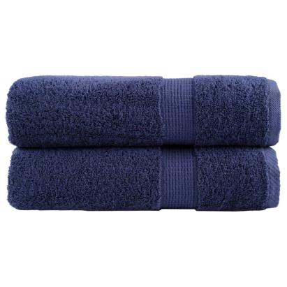 Prosoape de duș premium SOLUND 2 buc bleumarin 70x140cm 600 gsm GartenMobel Dekor