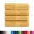 Prosoape mâini premium SOLUND 4 buc auriu 30x30cm 600gsm GartenMobel Dekor