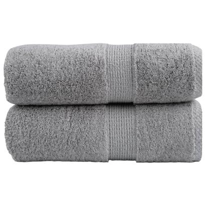 Prosoape oaspeți premium SOLUND, 2 buc. gri 30x50cm 600gsm GartenMobel Dekor