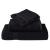 Prosoape mâini premium SOLUND 2 buc negru 30x30 cm 600 gsm GartenMobel Dekor