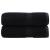 Prosoape mâini premium SOLUND 2 buc negru 30x30 cm 600 gsm GartenMobel Dekor