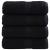 Prosoape oaspeți premium SOLUND 4 buc. negru 30x50 cm 600 gsm GartenMobel Dekor