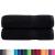 Prosoape de duș premium SOLUND 2 buc. negru 70x140 cm 600 gsm GartenMobel Dekor