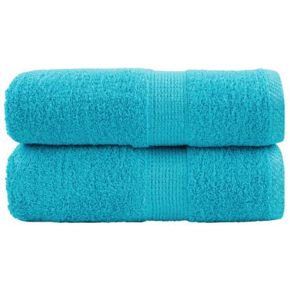 Prosoape oaspeți premium SOLUND 2 buc turcoaz 30x50 cm 600 gsm GartenMobel Dekor