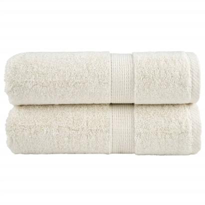 Prosoape mâini premium SOLUND 2 buc crem 30x30 cm 600 gsm GartenMobel Dekor