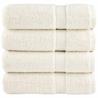 Prosoape de mâini premium SOLUND 4 buc. crem 50x100cm 600 gsm GartenMobel Dekor