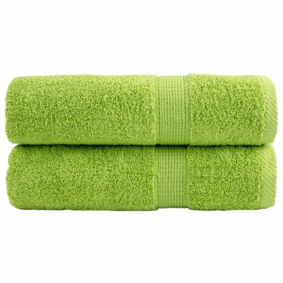 Prosoape de duș premium SOLUND 2 buc. verde 70x140 cm 600 gsm GartenMobel Dekor
