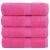 Prosoape mâini premium SOLUND 4 buc roz 30x30 cm 600 gsm GartenMobel Dekor