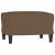 Fotoliu canapea cu taburet, maro, 60 cm, material textil GartenMobel Dekor