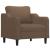 Set de canapele cu perne, 4 piese, maro, textil GartenMobel Dekor