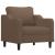 Set de canapele cu perne, 3 piese, maro, textil GartenMobel Dekor