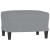 Set de canapele cu perne, 4 piese, gri deschis, material textil GartenMobel Dekor